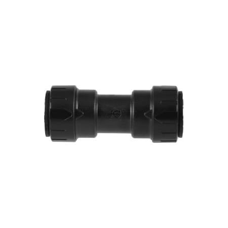 Reliance Worldwide John Guest PEX Union Coupler, 1/2" CTS, Black - Pack of 10 PSEI0420E
